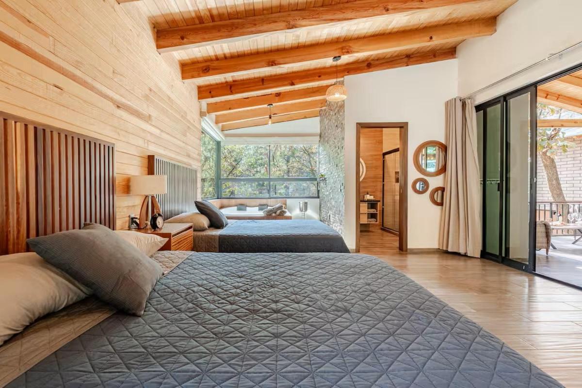 Cabanas Canada Del Ciervo Mazamitla Bagian luar foto
