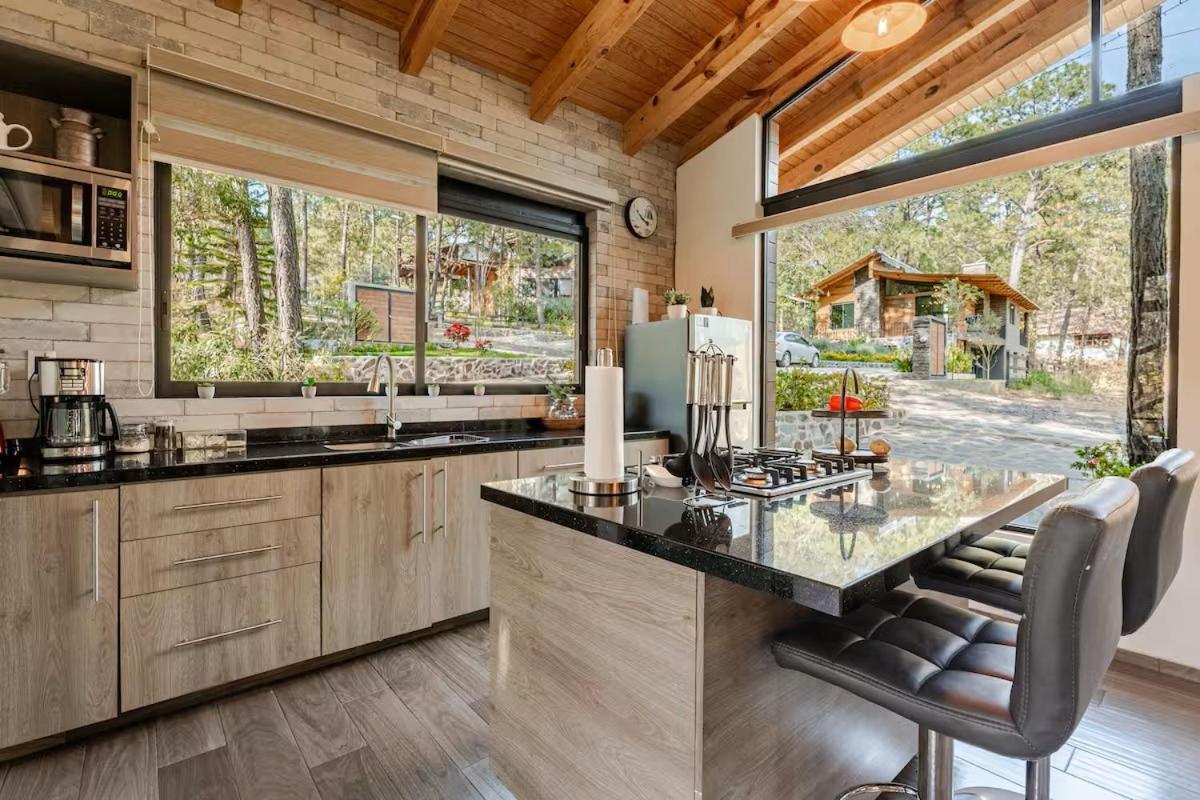 Cabanas Canada Del Ciervo Mazamitla Bagian luar foto