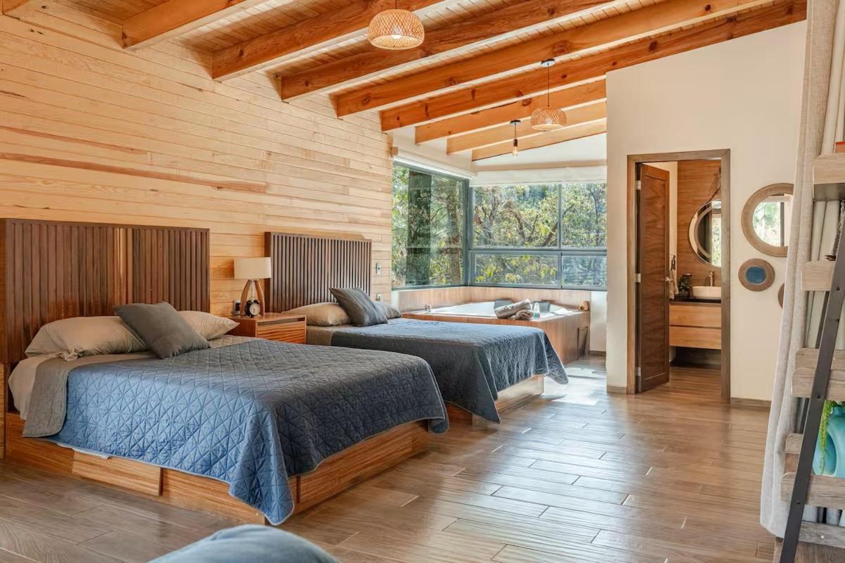 Cabanas Canada Del Ciervo Mazamitla Bagian luar foto